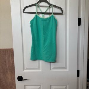 lululemon athletica Teal Strappy Camisole